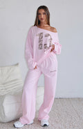 White Fox All A Dream Track Pants Pink
