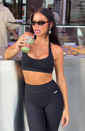White Fox Sprint Sports Bra Black
