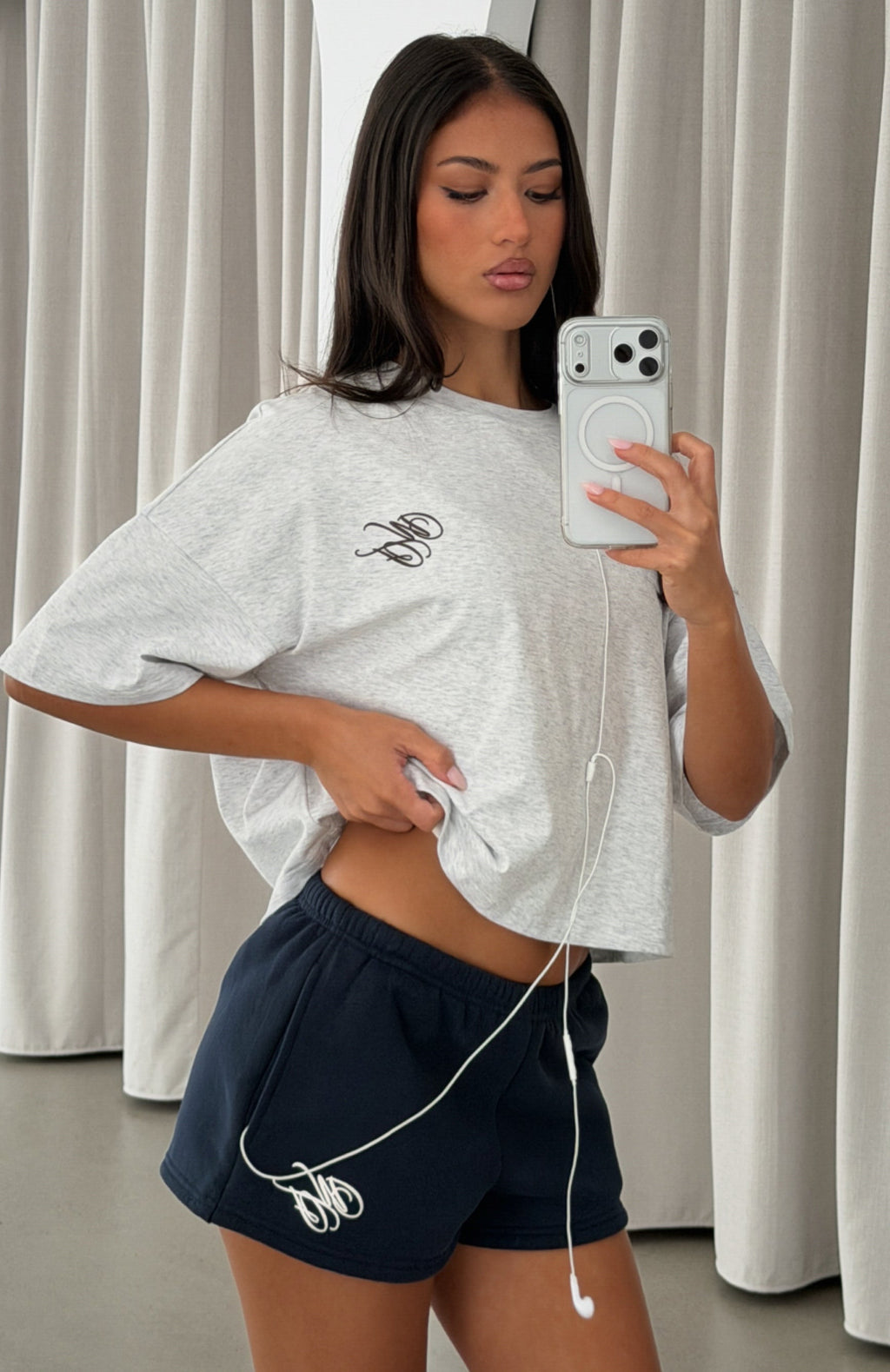 White Fox Studio 17 Raven Lounge Shorts Navy