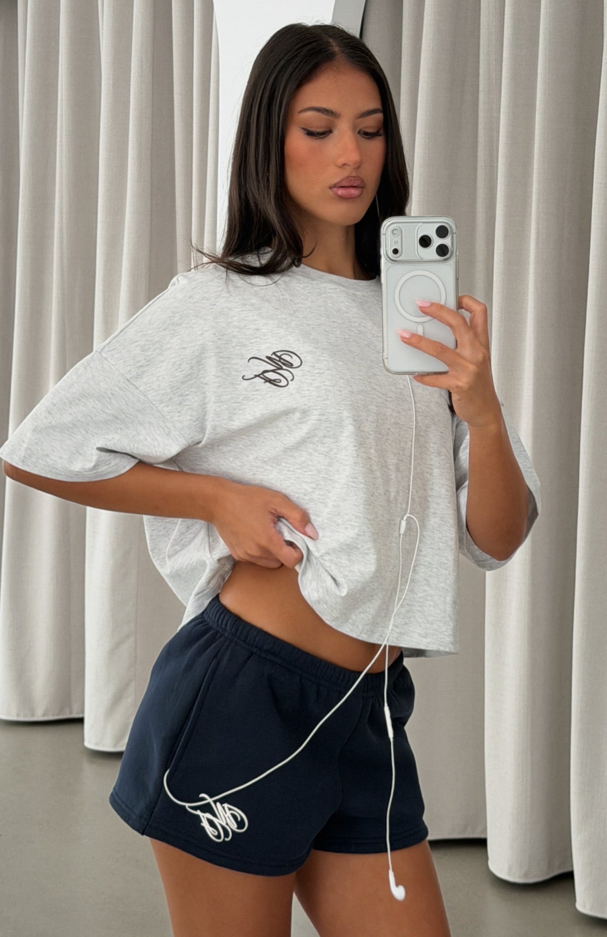White Fox Studio 17 Raven Lounge Shorts Navy