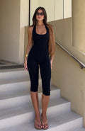 White Fox Vivid Dreams Jumpsuit Black