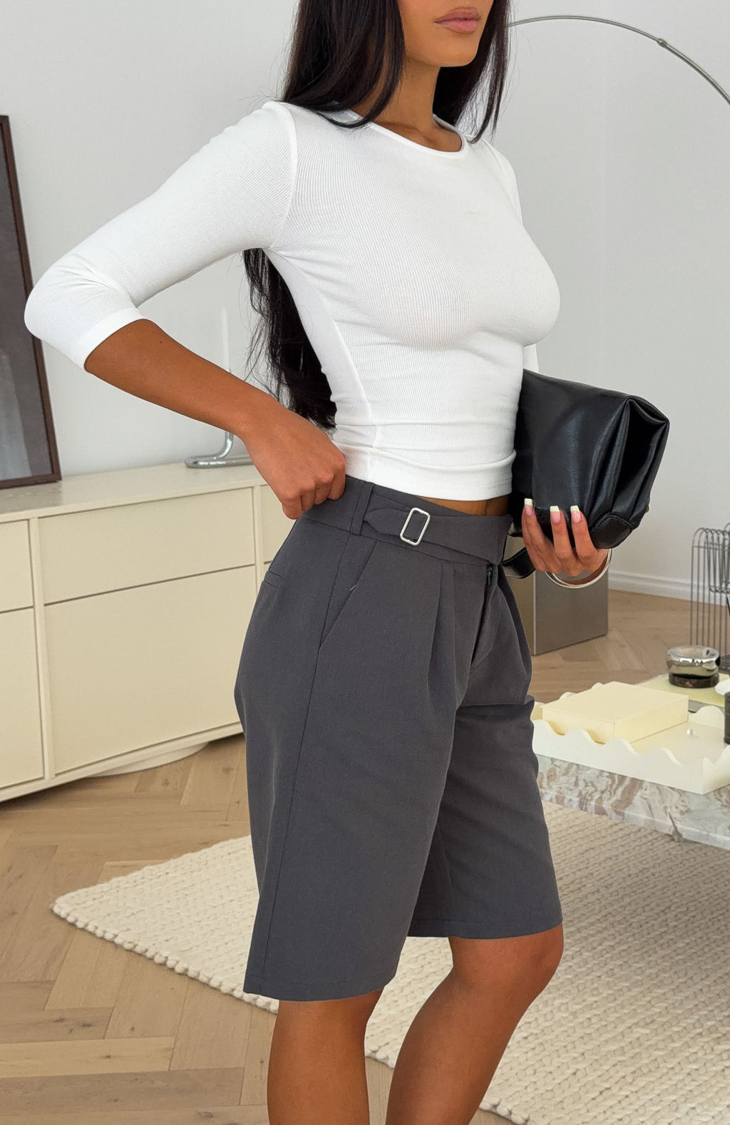 White Fox Just Getting Started Shorts Steel