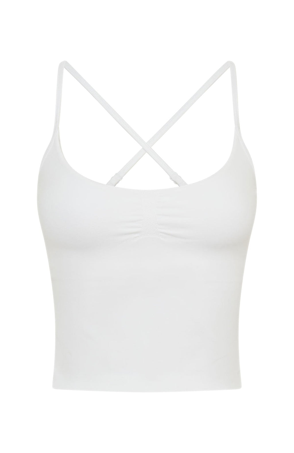 White Fox Drift Seamless Active Tank White