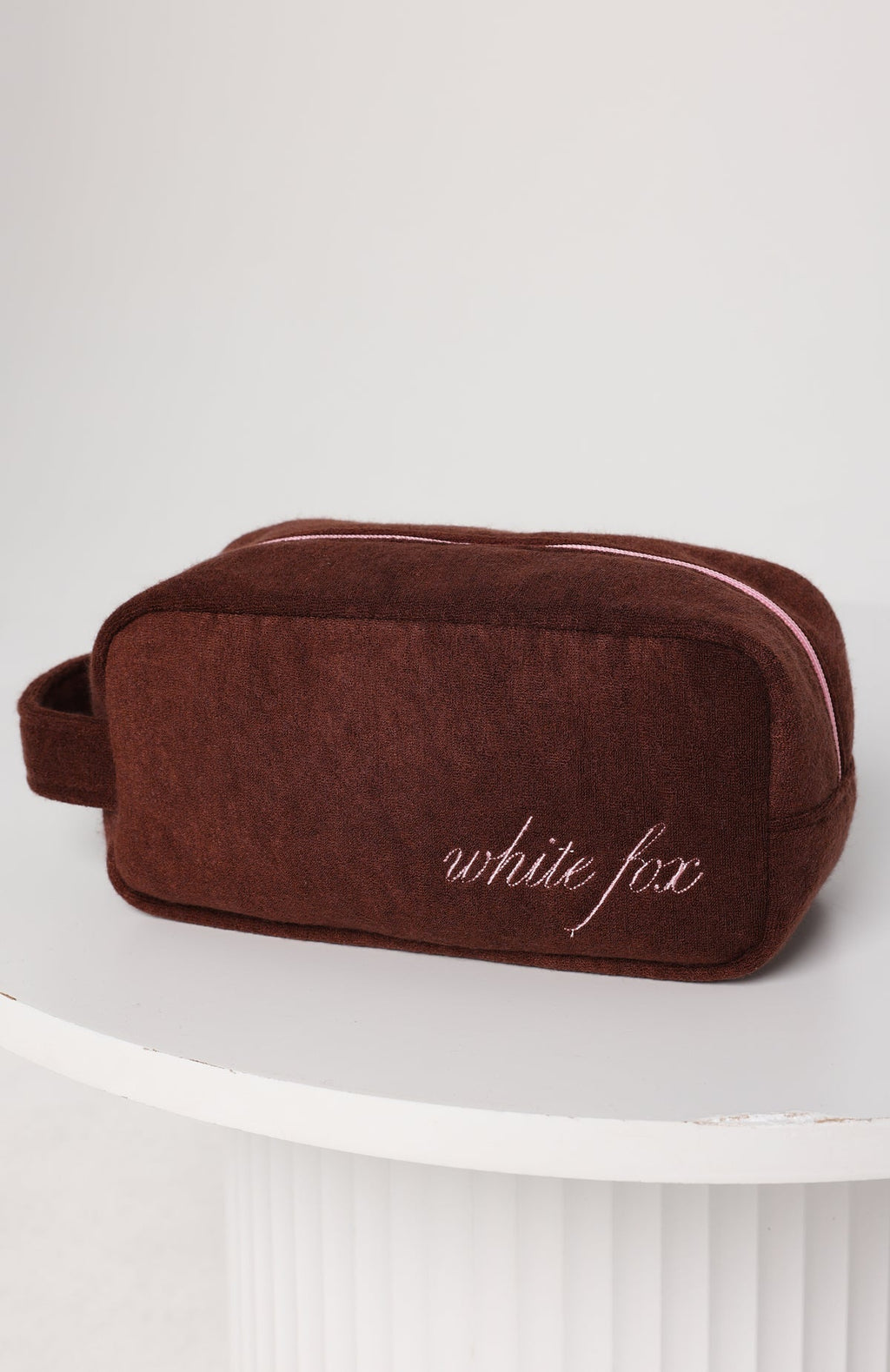 White Fox Lillian Cosmetic Bag Chocolate