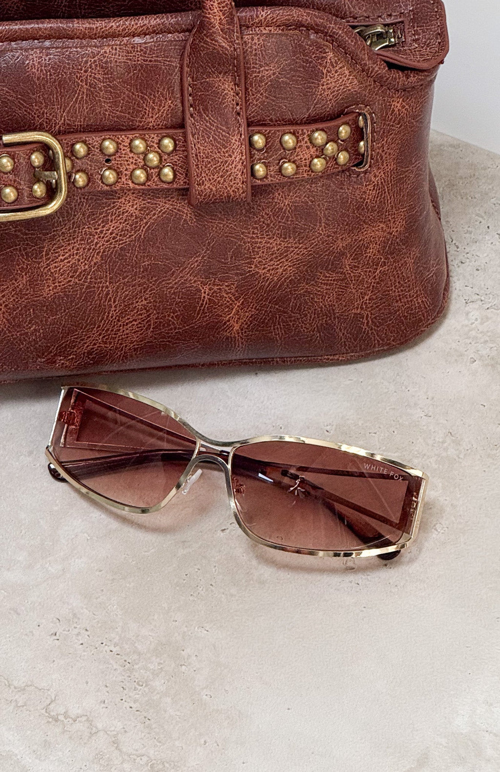 White Fox Luella Sunglasses Gold