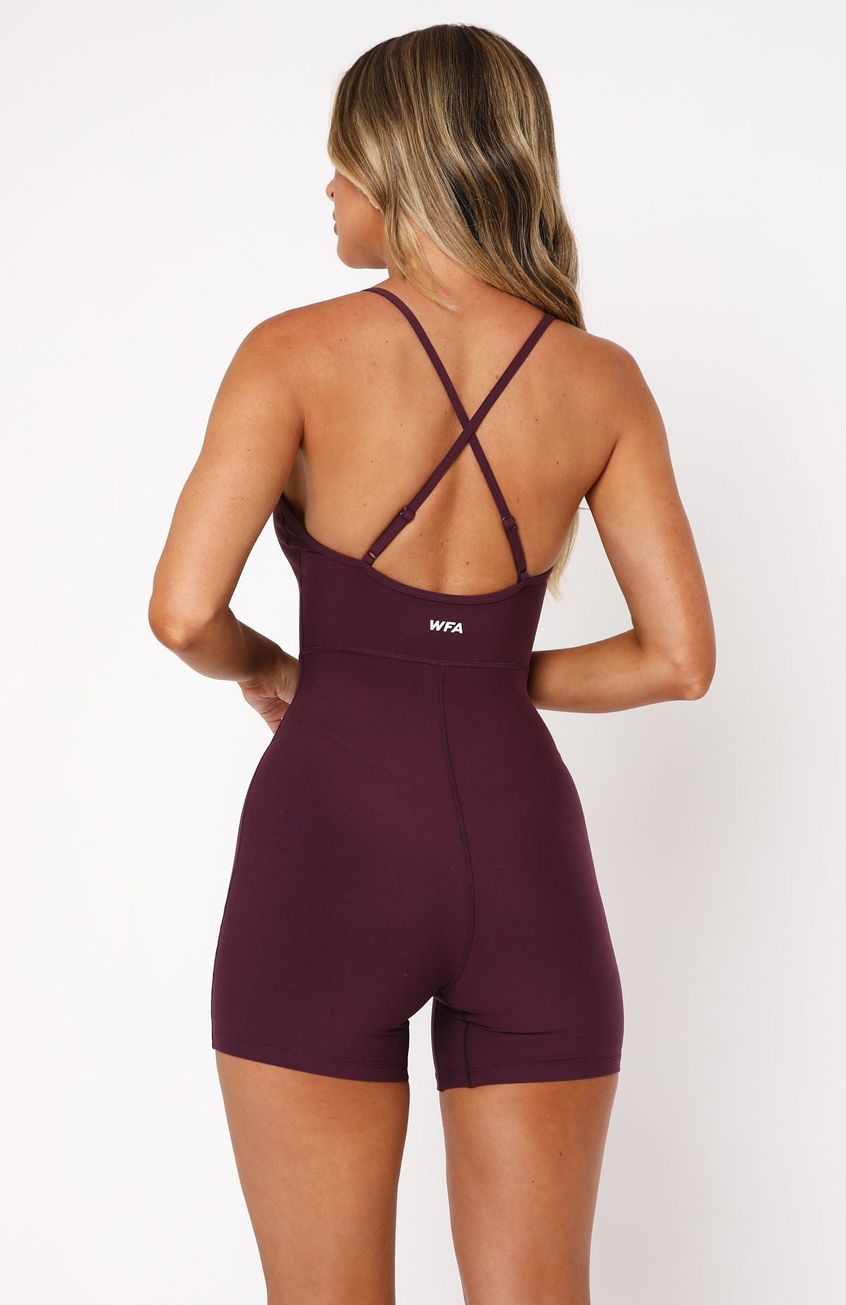 White Fox Power To You Playsuit Plum