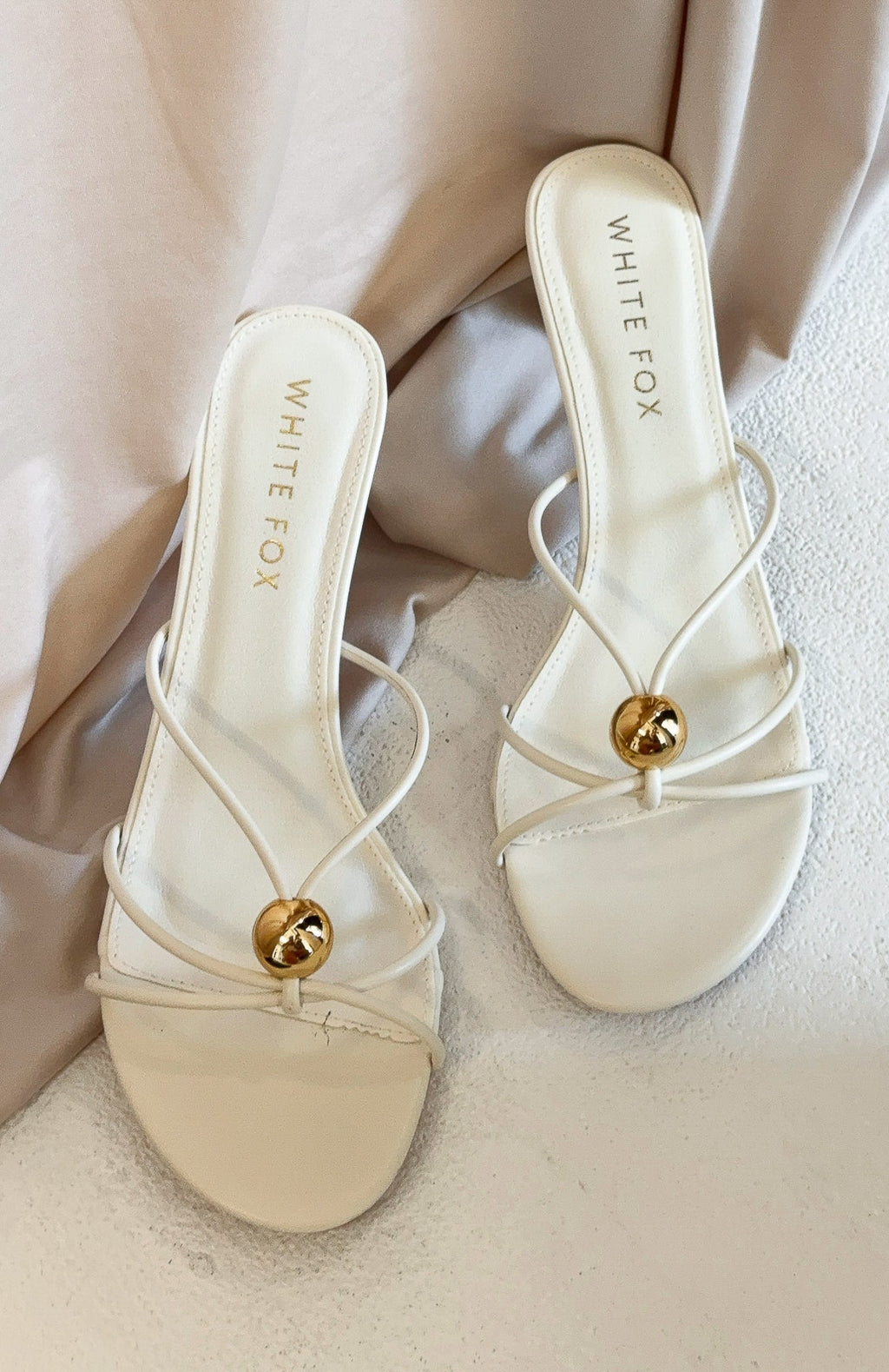 White Fox Sinclair Heels Cream