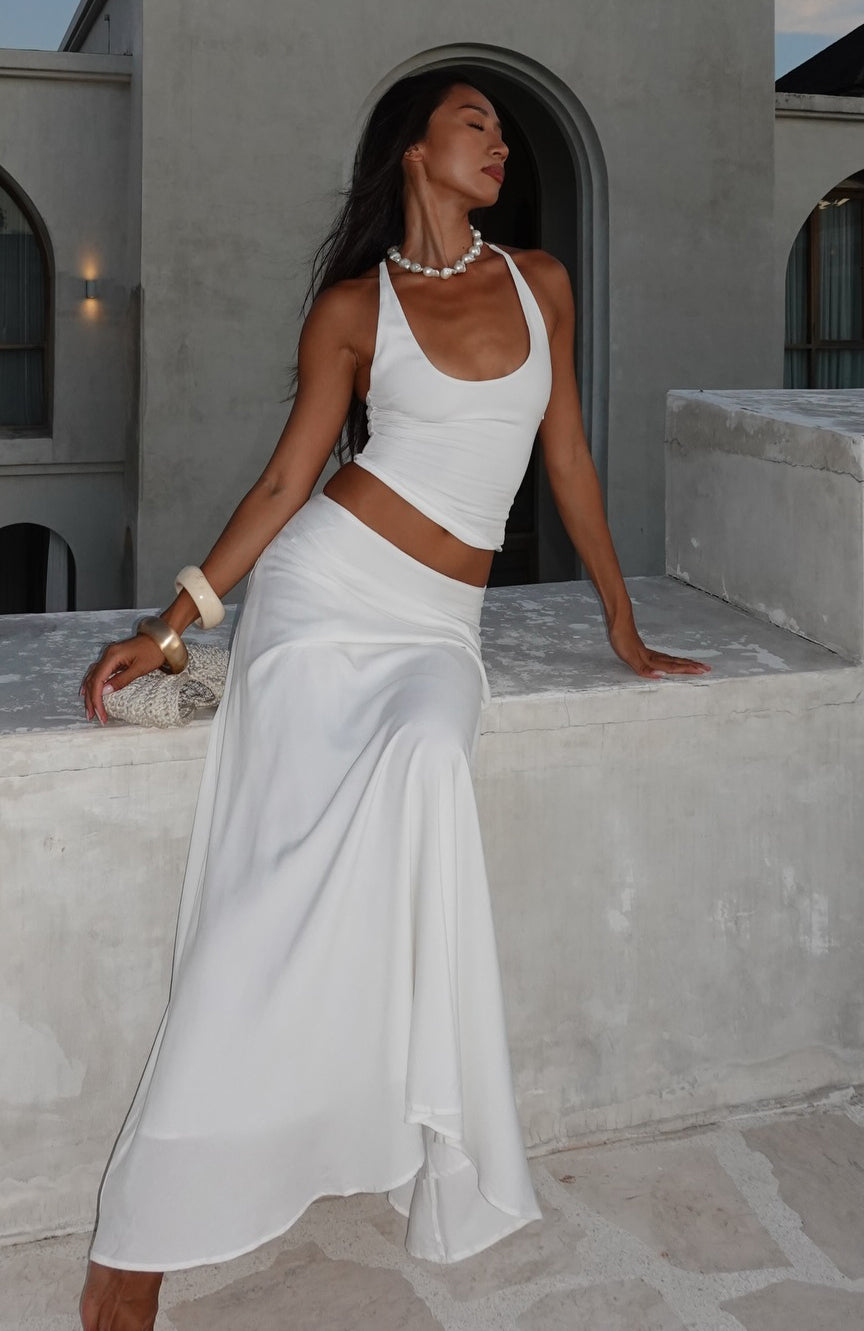 White Fox Sunbliss Halter Top White