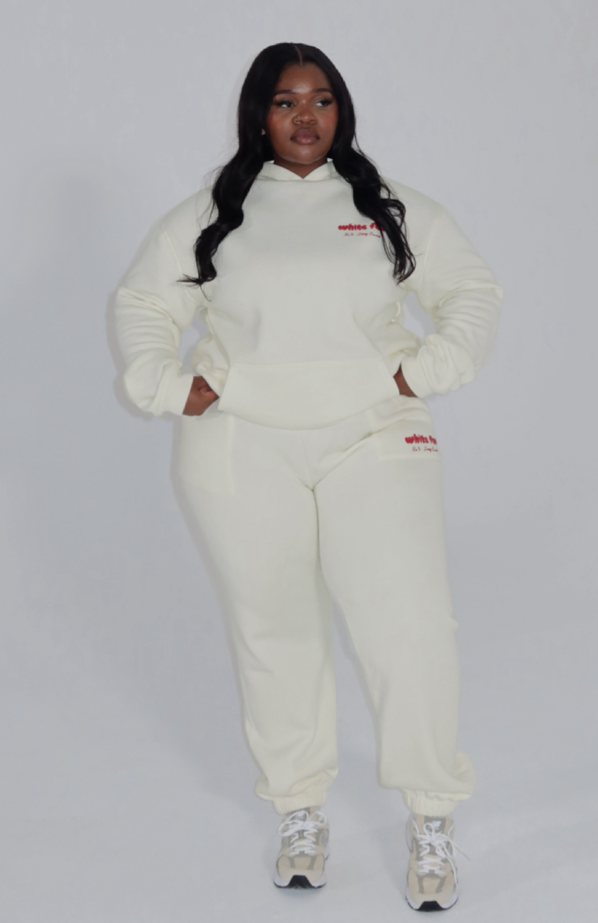 White Fox Era 8 Sweatpants Cherry Cream
