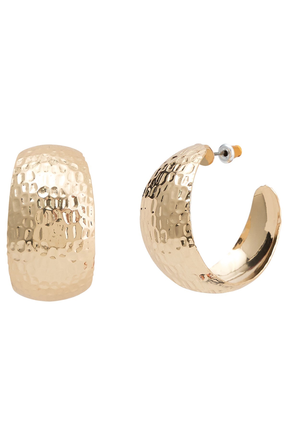 White Fox Obadiah Earrings Gold