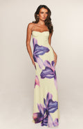 White Fox Plus One Maxi Dress Amethyst Petal