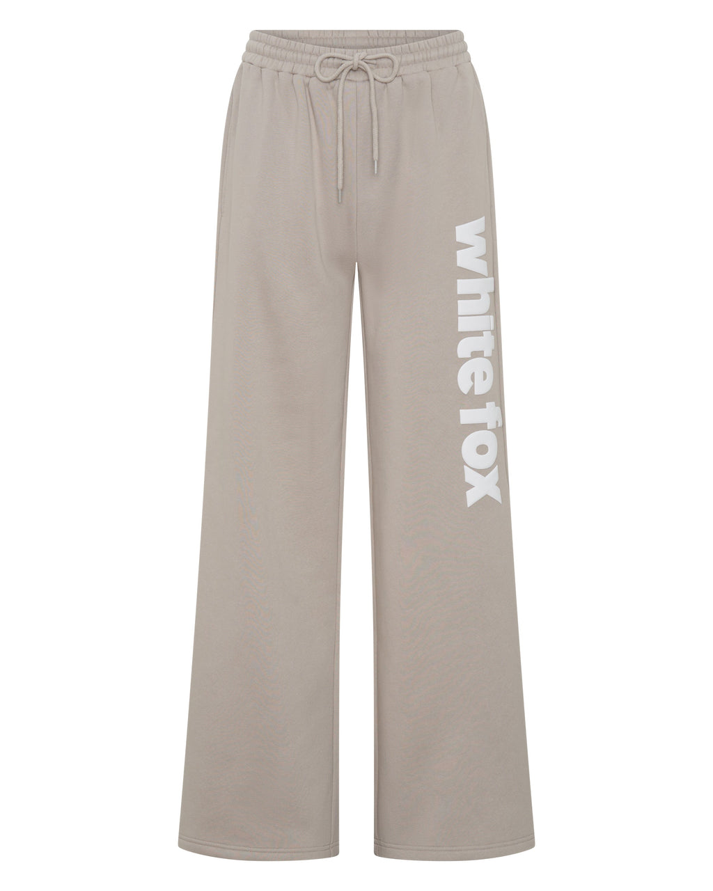 White Fox From The Archives Kenzie Wide Leg Sweatpants Moon