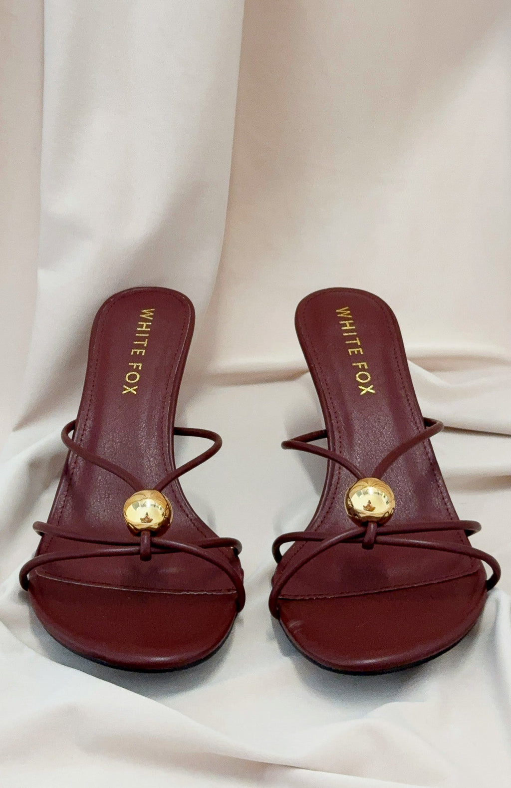 White Fox Sinclair Heels Burgundy