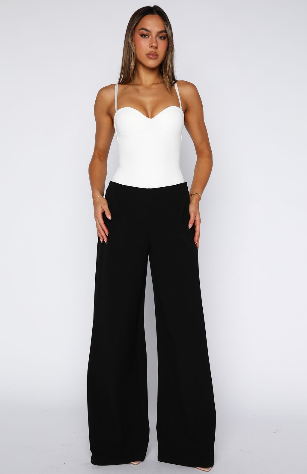 White Fox Walk With You Pants Black