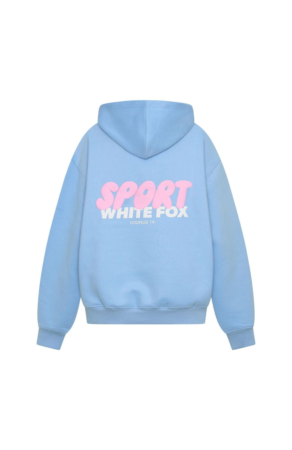White Fox Club 14 Peyton Oversized Hoodie Blue