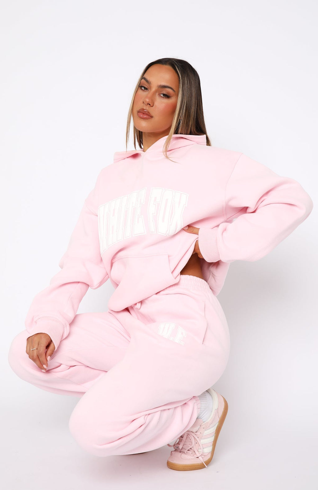 White Fox Decade Classics Varsity Oversized Hoodie Posy
