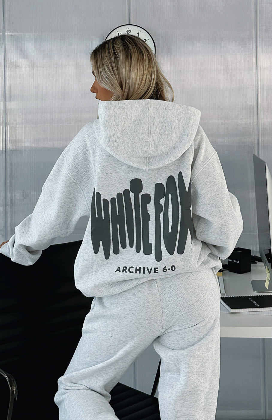 White Fox Archive 6.0 Oversized Hoodie Haze