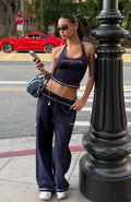 White Fox Chill In Style Track Pants Navy
