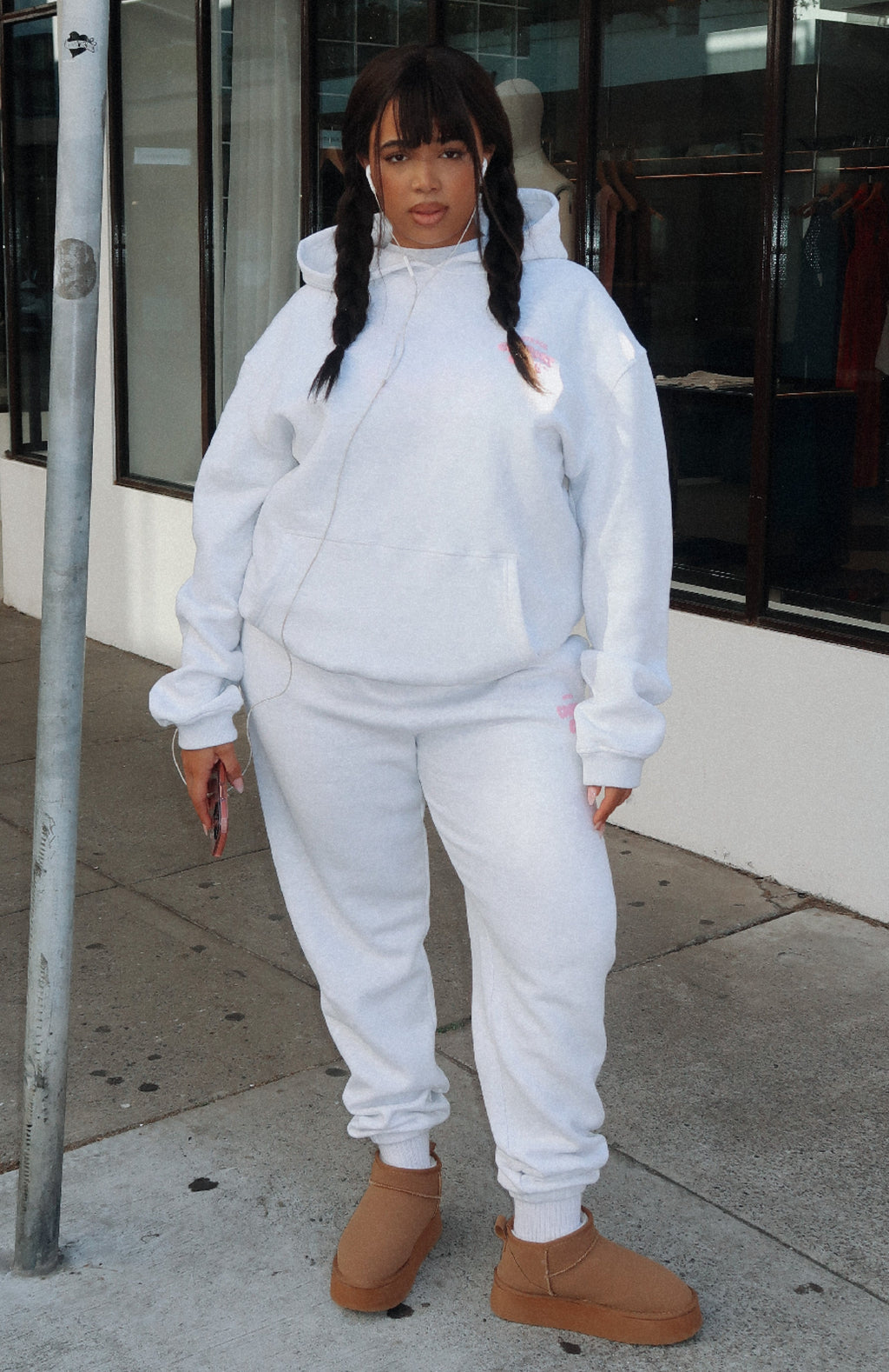 White Fox Comfort Club Sweatpants Mist