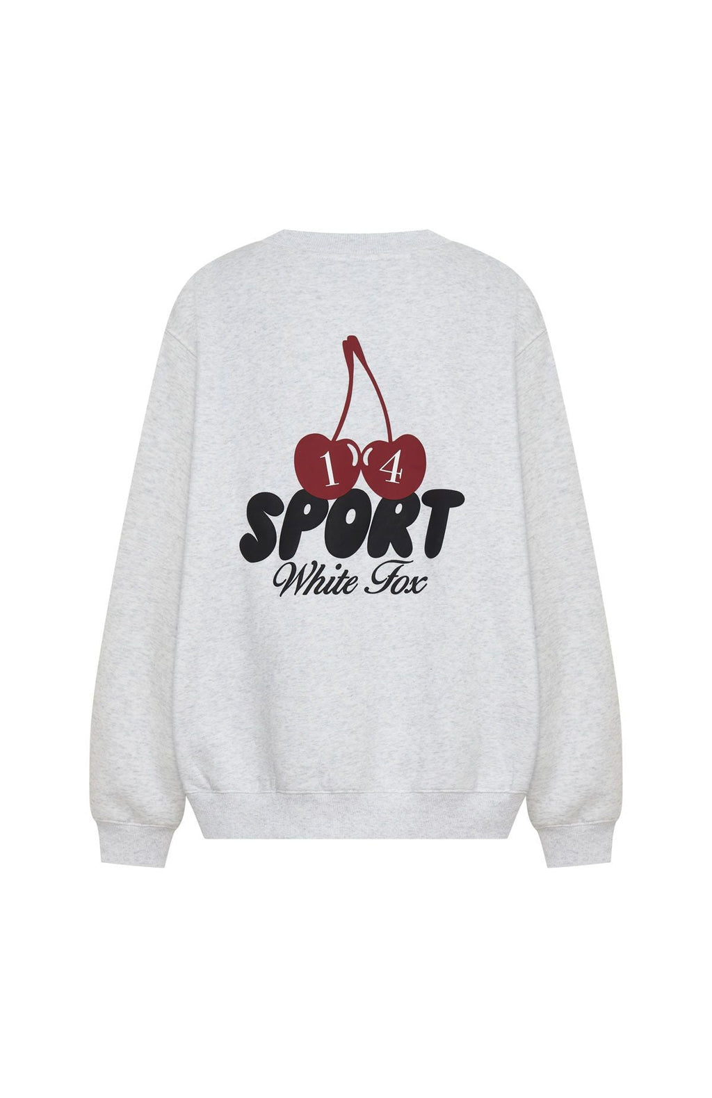 White Fox Club 14 Peyton Oversized Sweater Grey Marle
