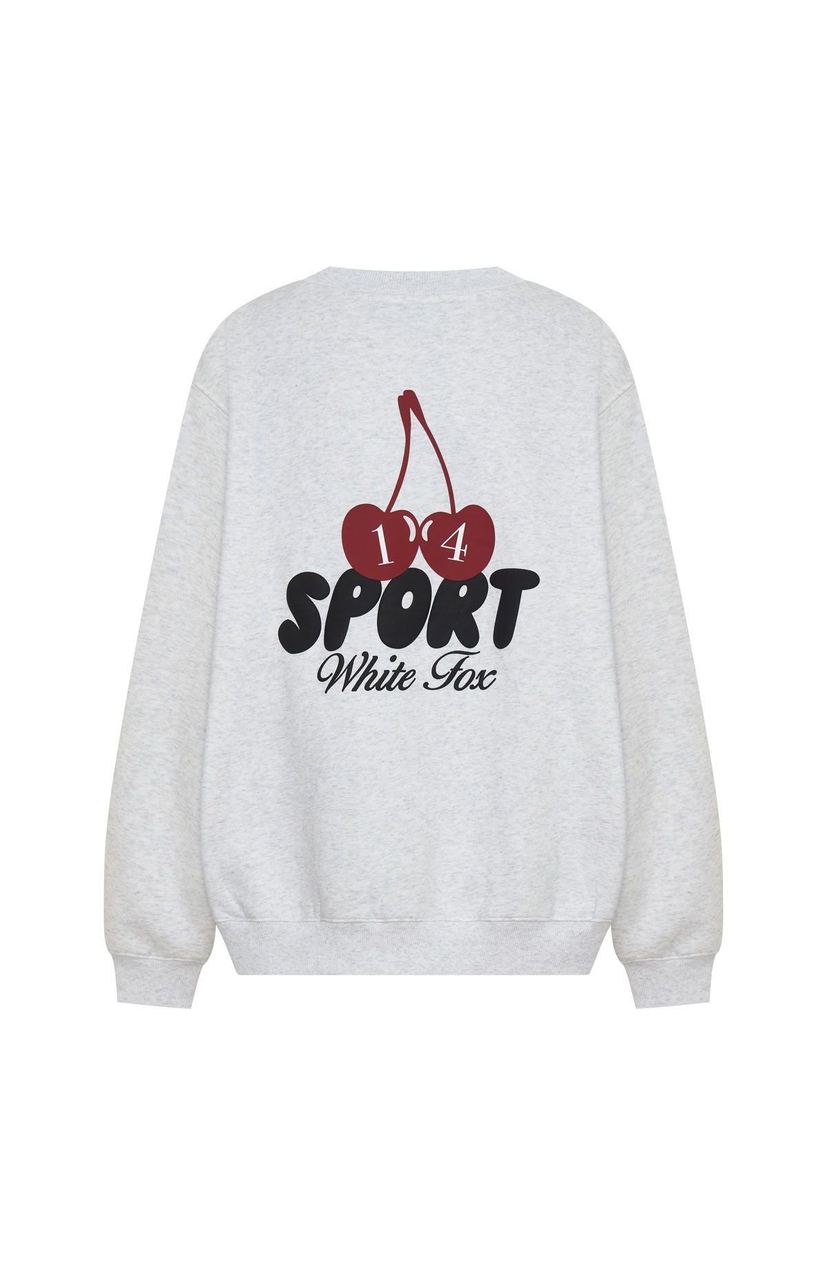 White Fox Club 14 Peyton Oversized Sweater Grey Marle