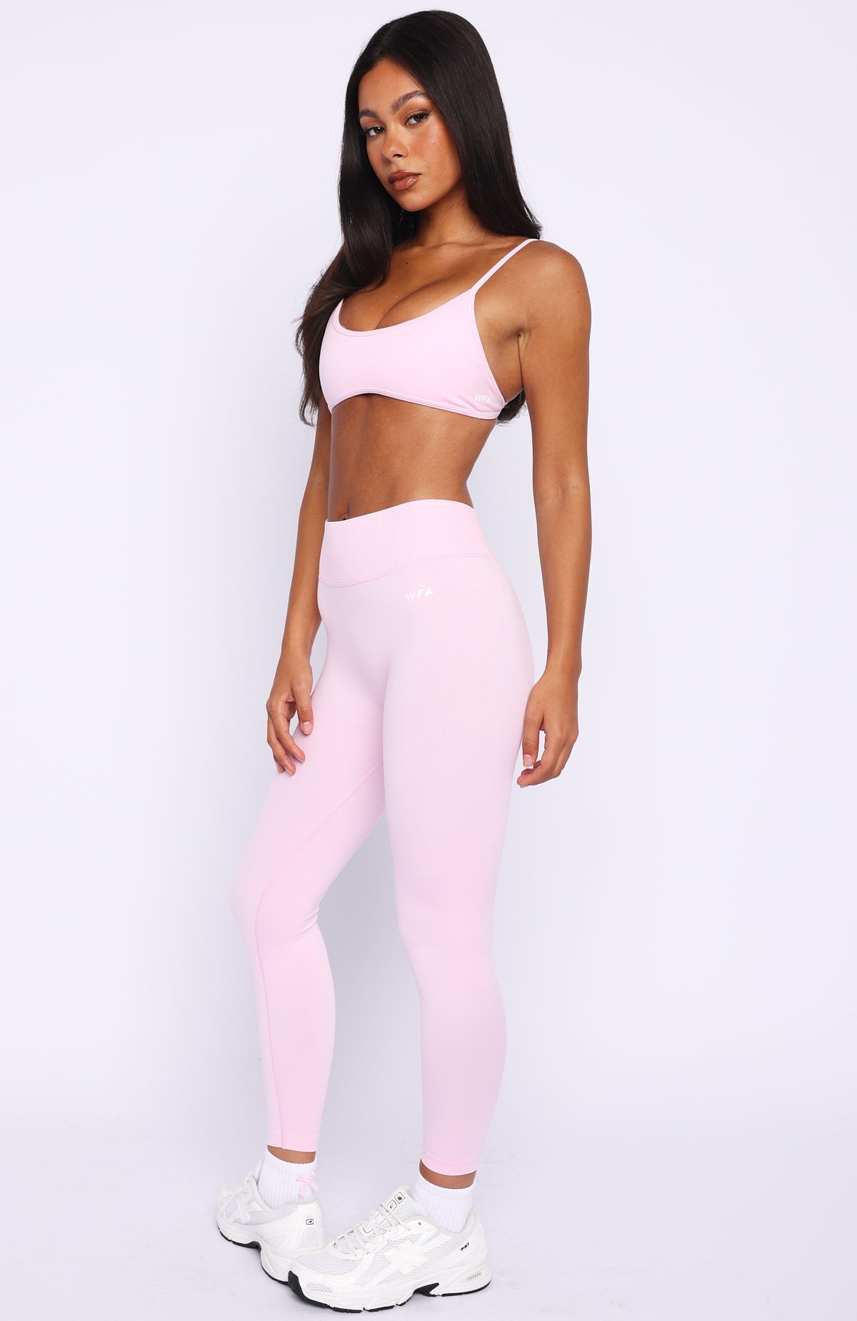 White Fox Pivot Seamless Leggings Marshmallow
