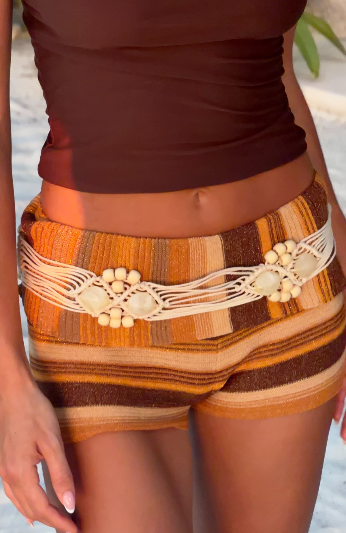 White Fox Sasa Wrap Belt White