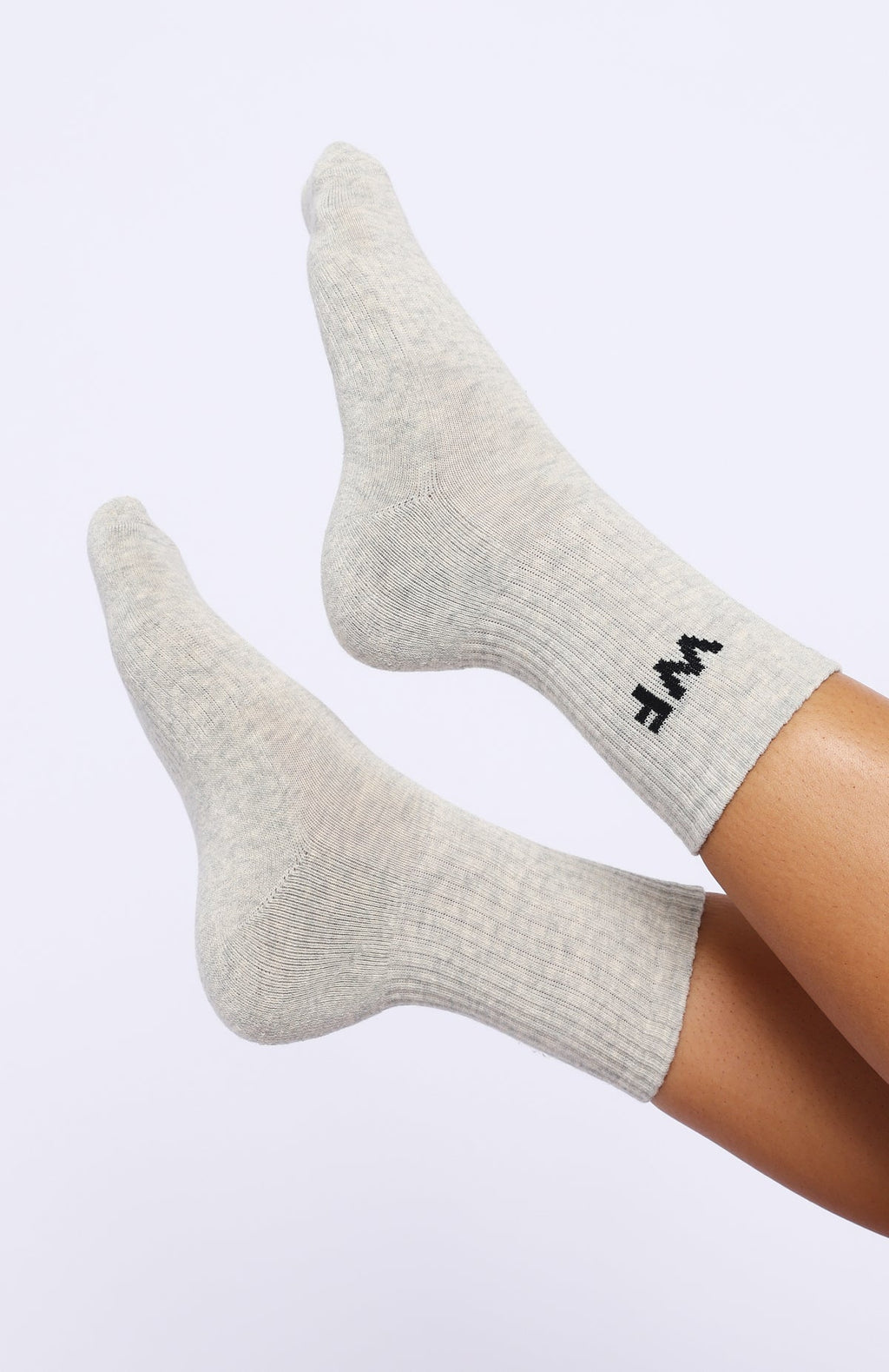 White Fox My Peace Socks Set Black/Grey/White