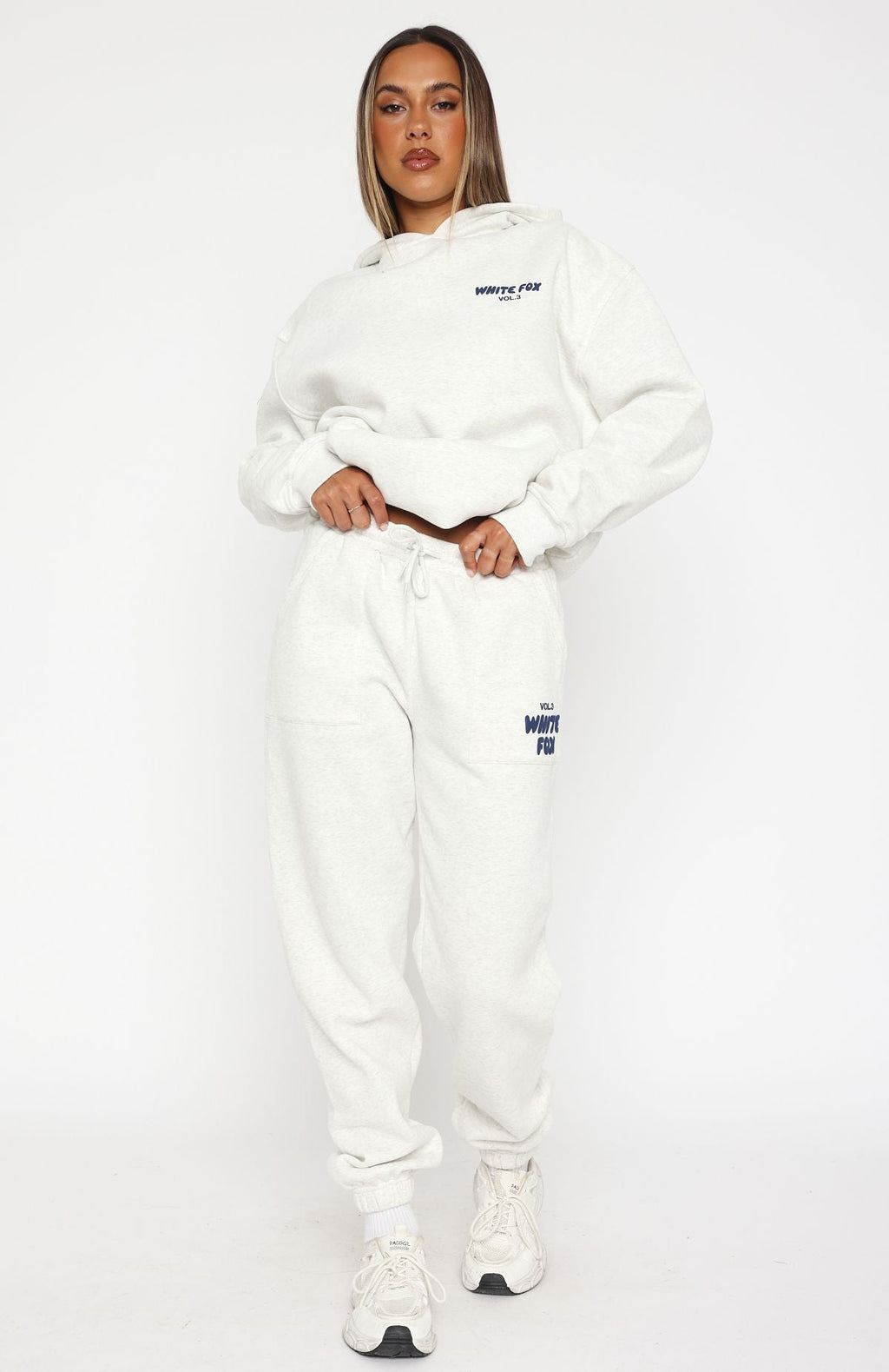 White Fox Offstage Sweatpants Mineral Grey