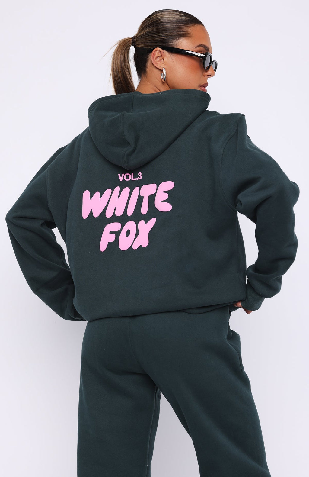 White Fox Offstage Hoodie Pine