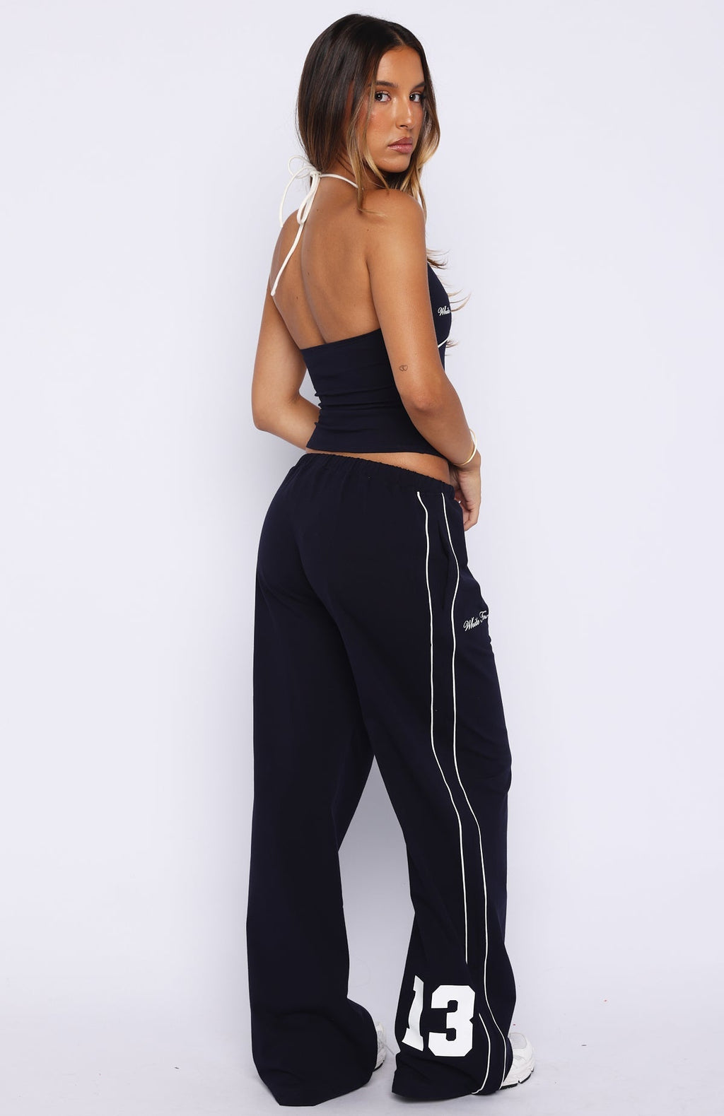White Fox Can't Help The Feeling Track Pants Navy