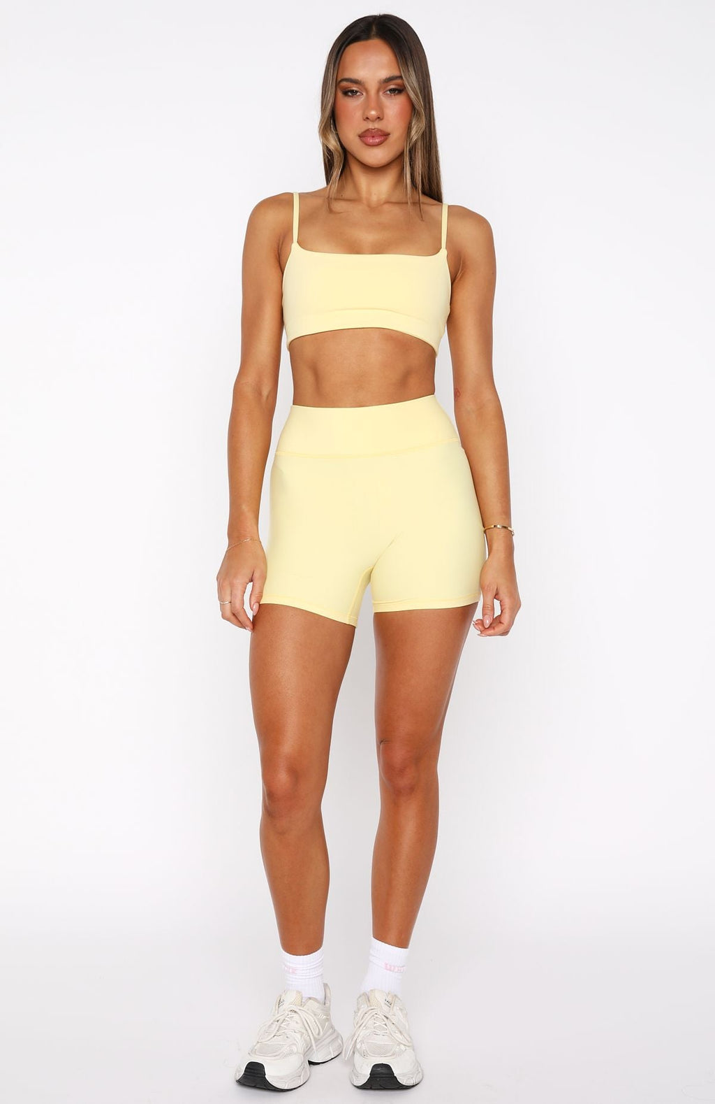 White Fox Athlete Sports Bra Honey