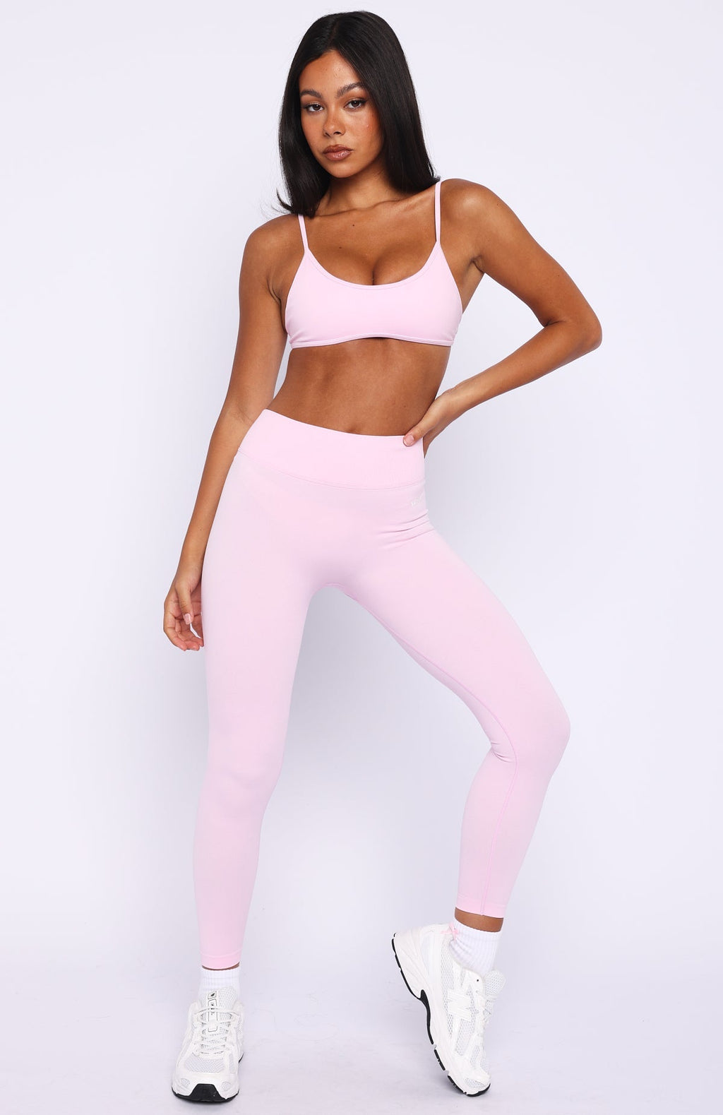 White Fox Swing Seamless Sports Bra Marshmallow
