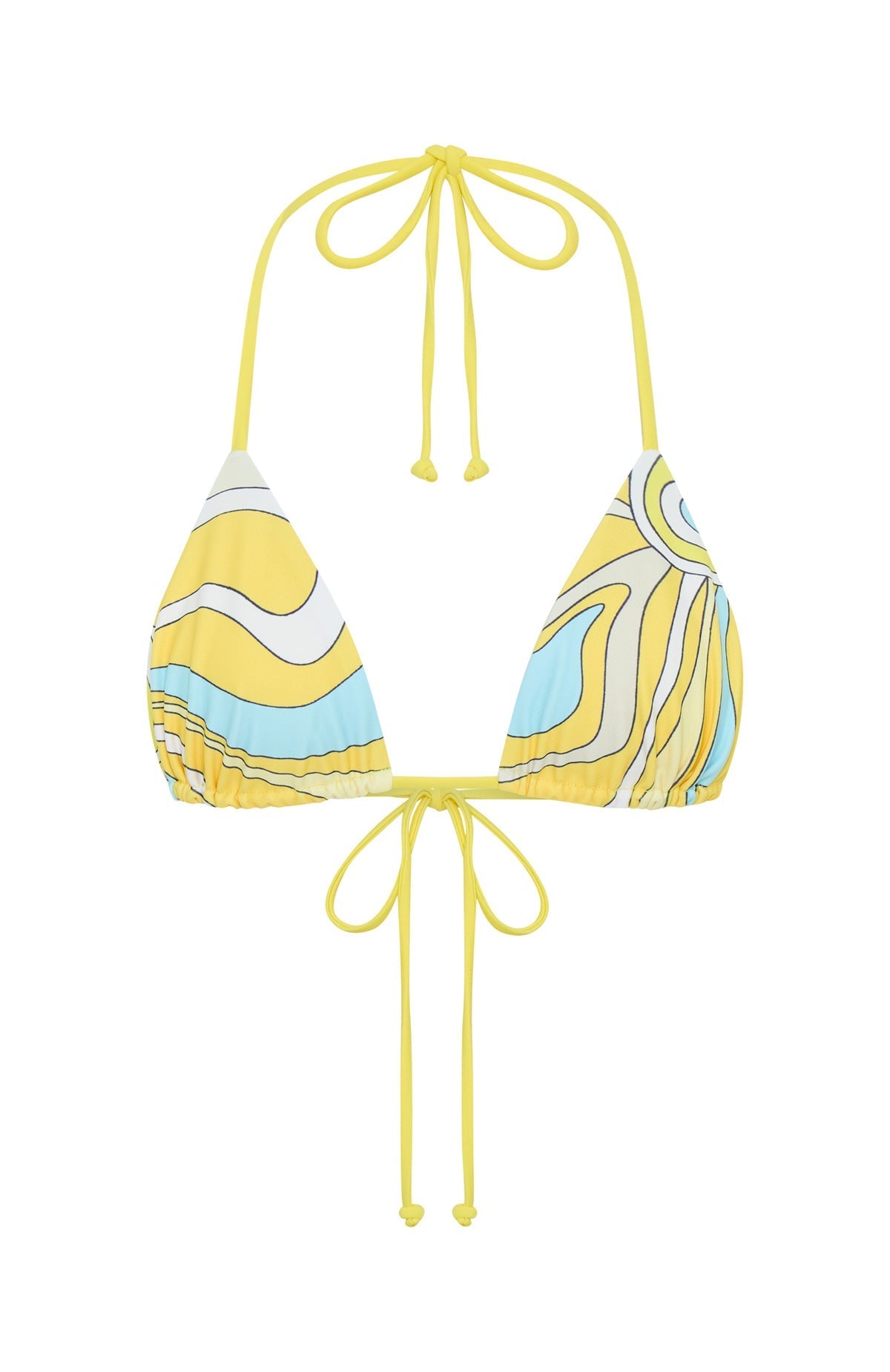 White Fox Coolum Reversible Bikini Top Lemontini Fizz