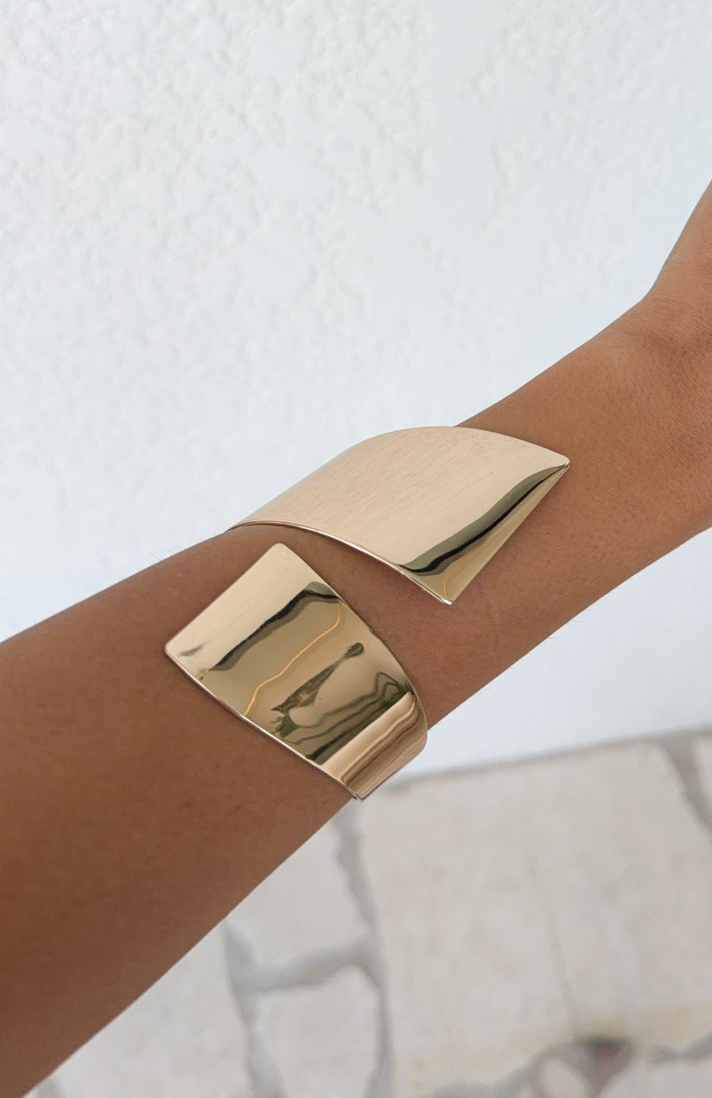 White Fox Bonucci Cuff Bracelet Gold