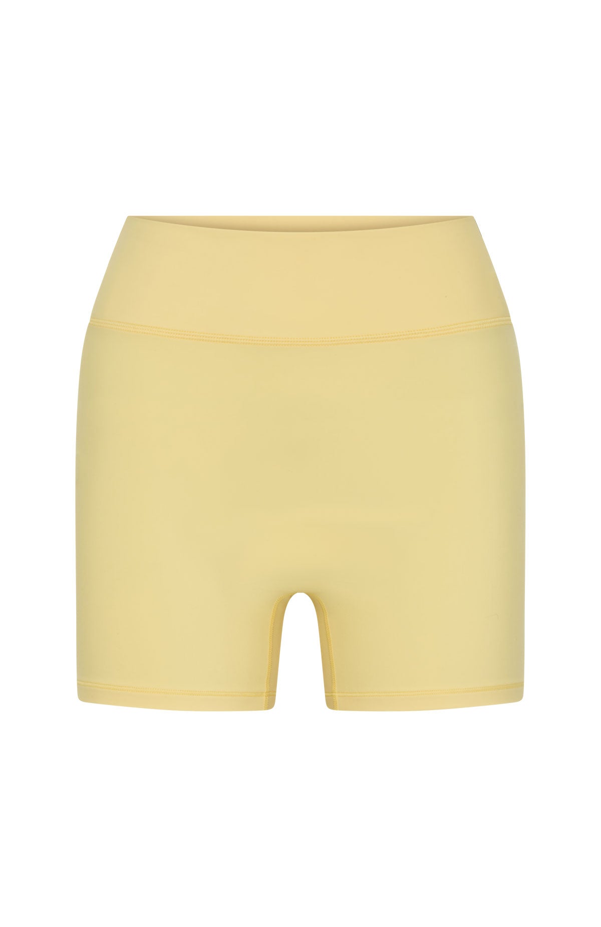 White Fox Keep Up High Waisted Shorts 4" Honey