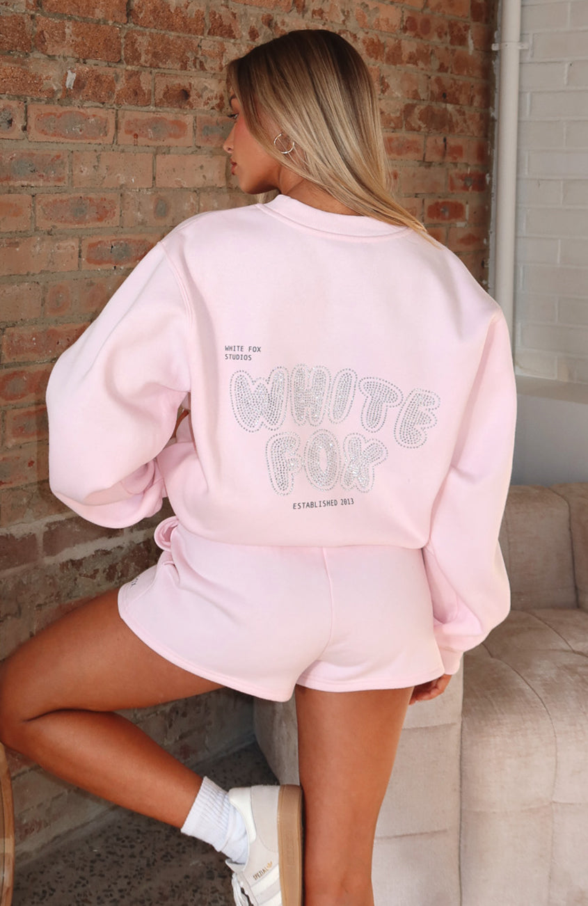 White Fox Forever Is Ours Oversized Sweater Cupcake