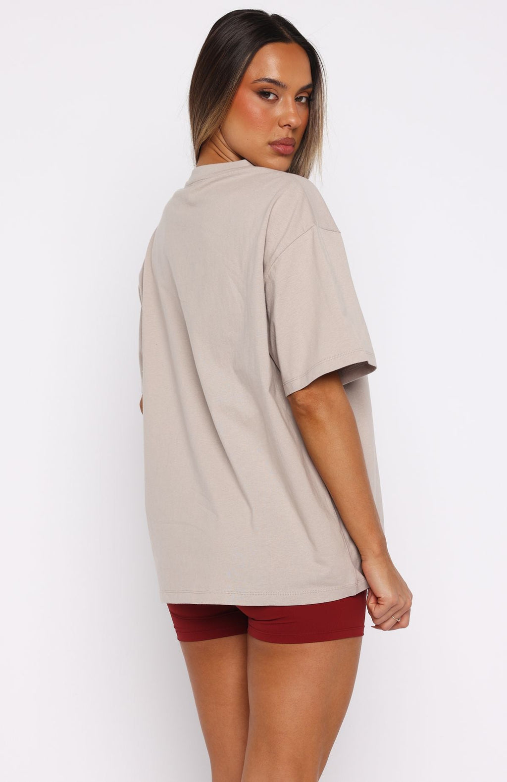 White Fox Club 14 Trinity Oversized Tee Moon