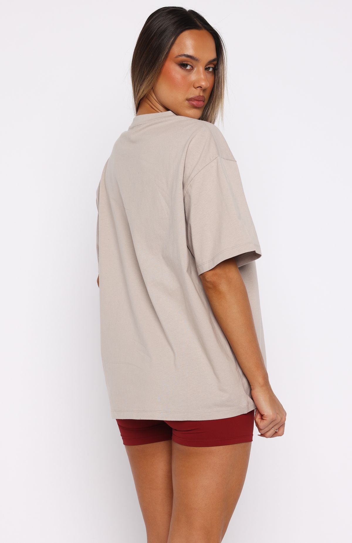White Fox Club 14 Trinity Oversized Tee Moon