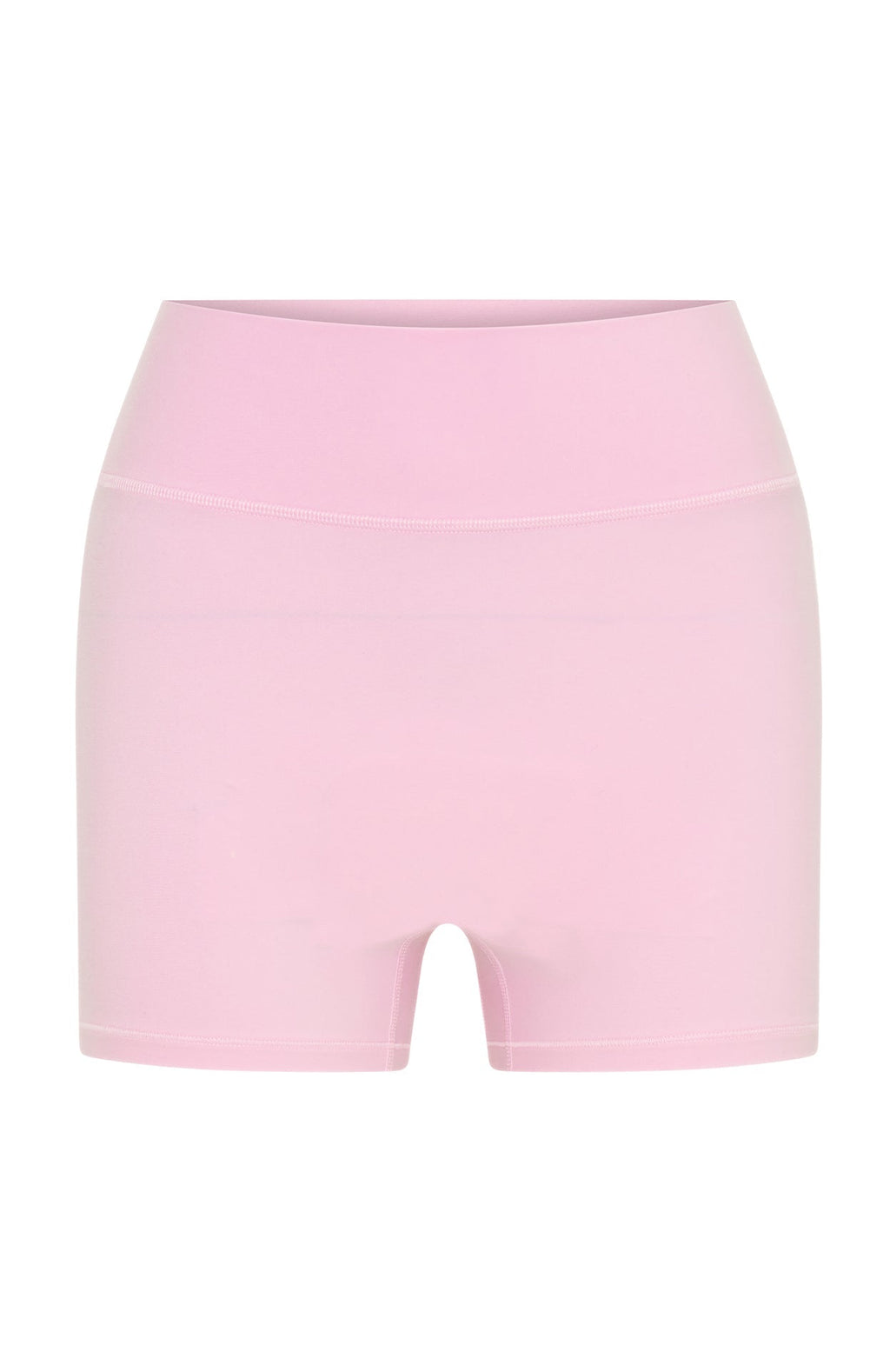 White Fox Stronger High Waisted Shorts 3" Ballet Pink