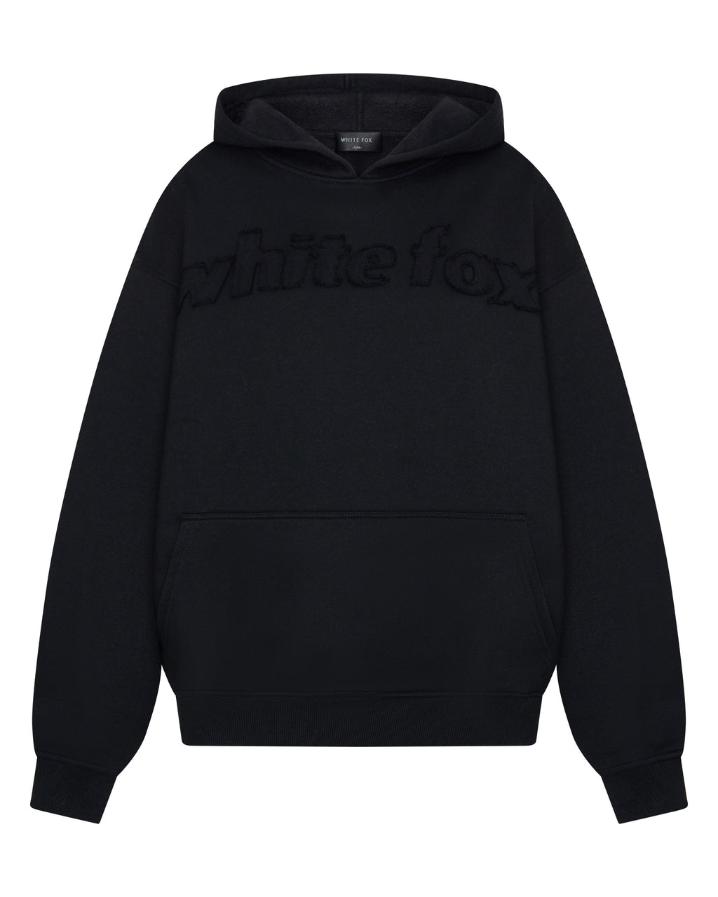 White Fox From The Archives Lexi Oversized Hoodie Black