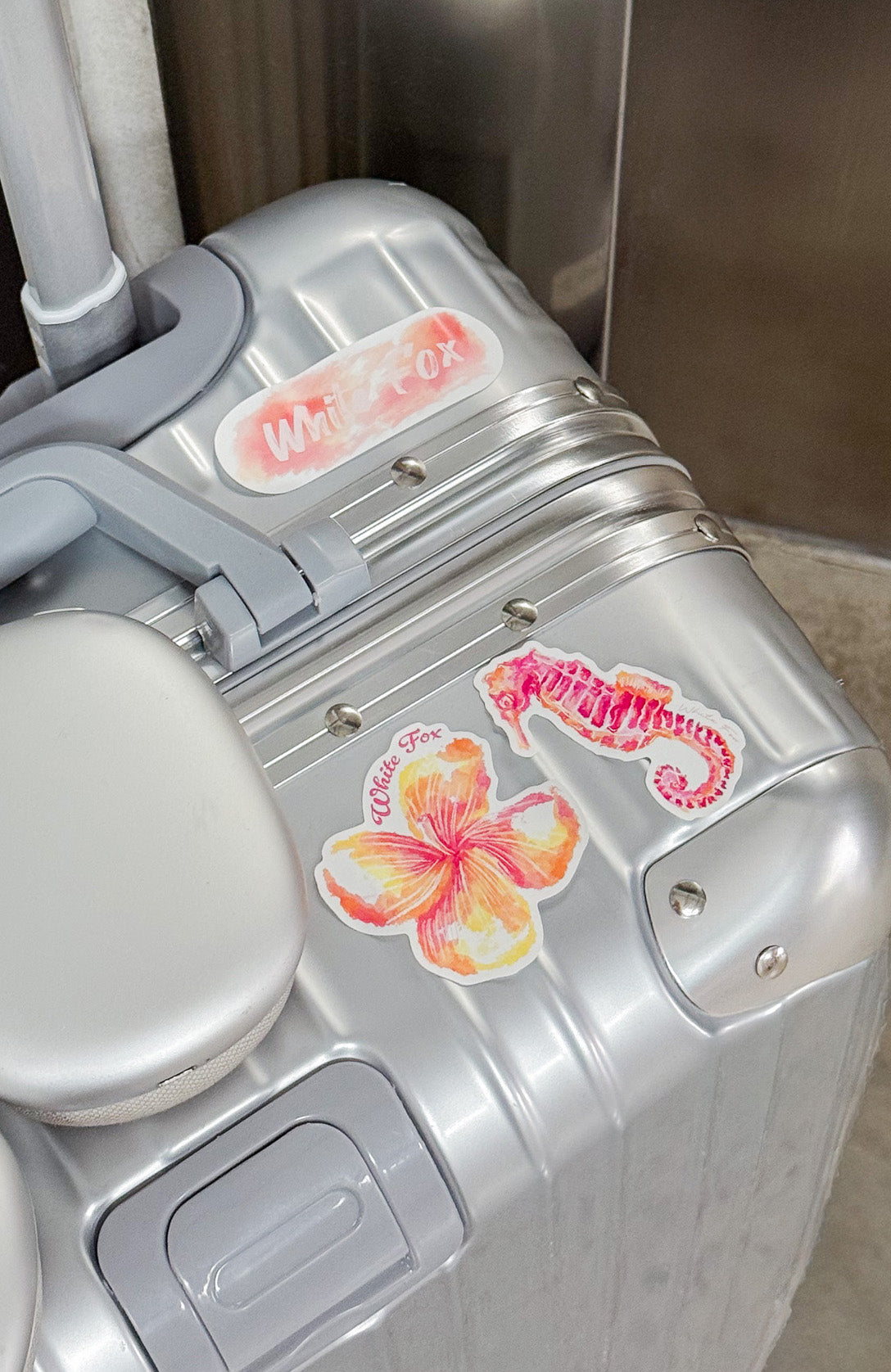 White Fox Tropical Baby Sticker Pack Mixed