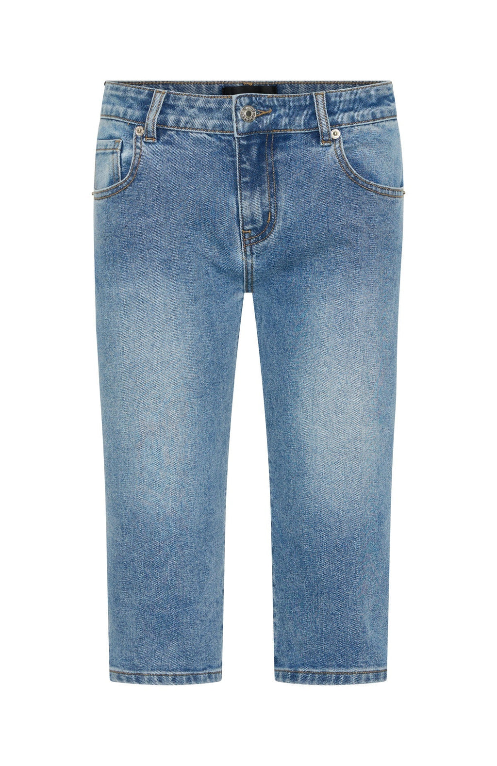 White Fox Annie Low Rise Capri Jeans Vintage Light Blue