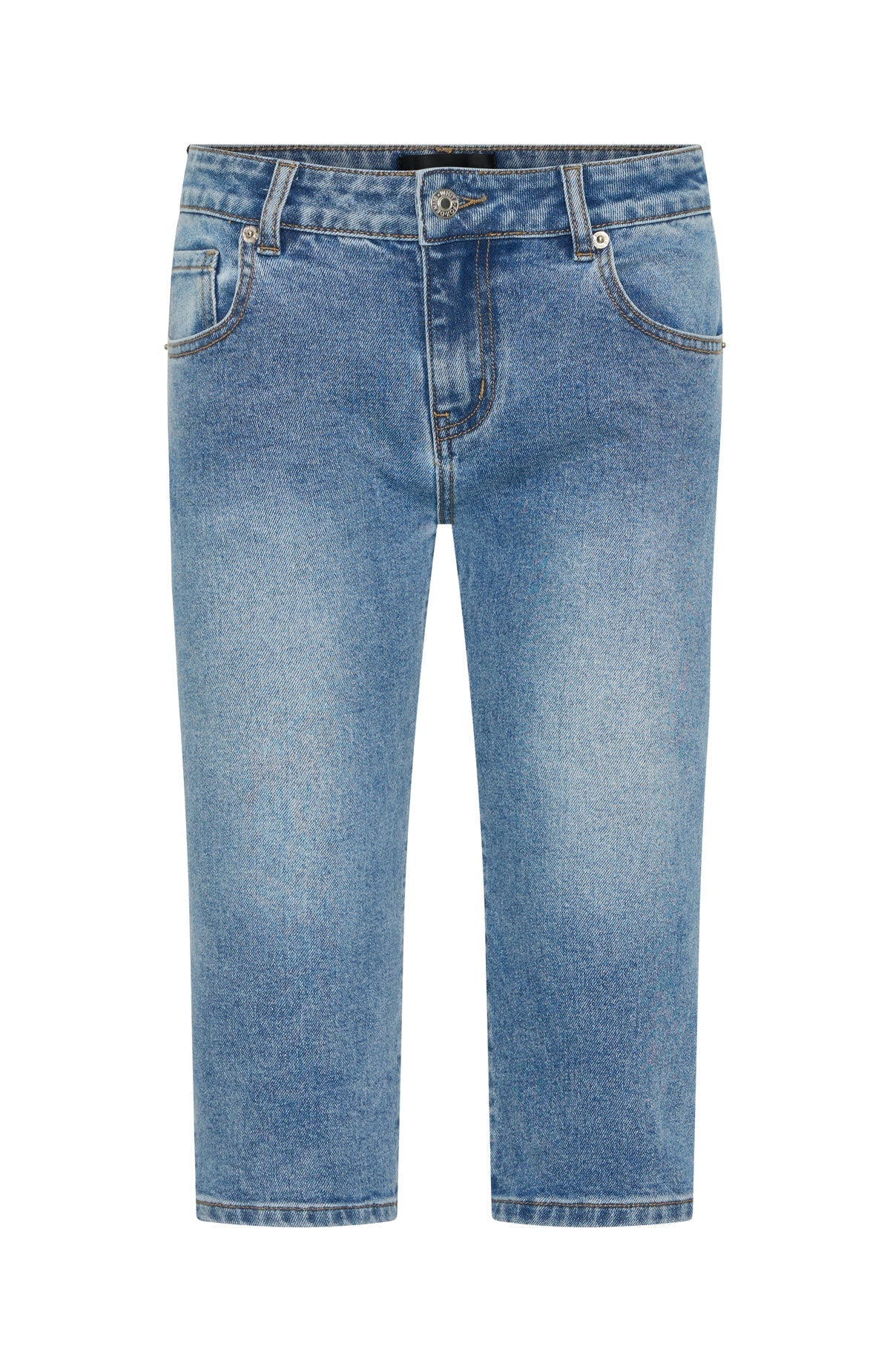 White Fox Annie Low Rise Capri Jeans Vintage Light Blue