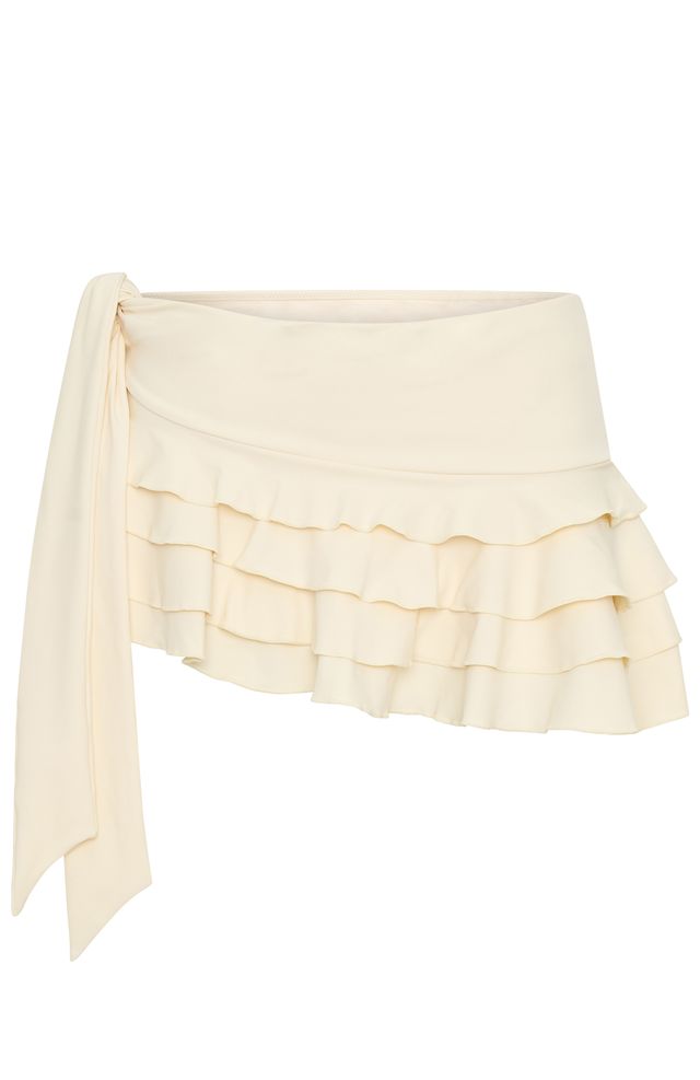White Fox At First Sight Mini Skirt Cream