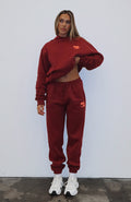 White Fox Capsule 9 Star Of The Moment Sweatpants Burgundy