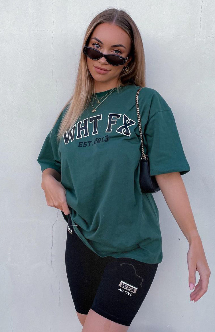 White Fox Varsity Tee Green