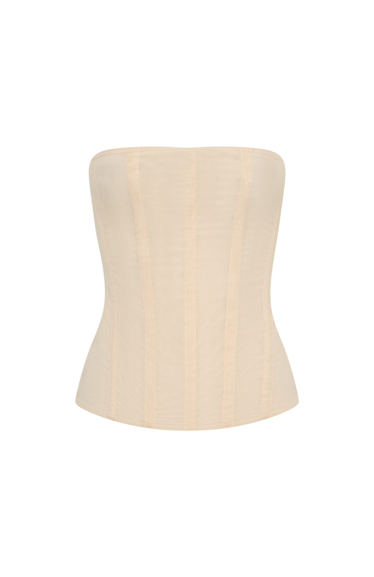 White Fox Tell Me A Secret Strapless Bustier Cream