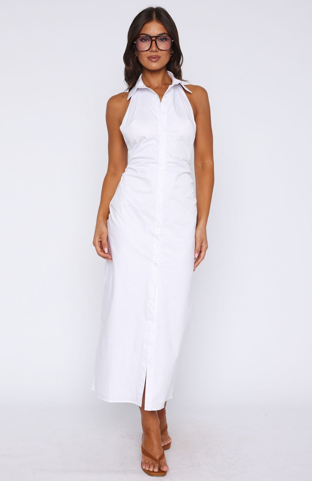White Fox Starlight Sis Maxi Dress White