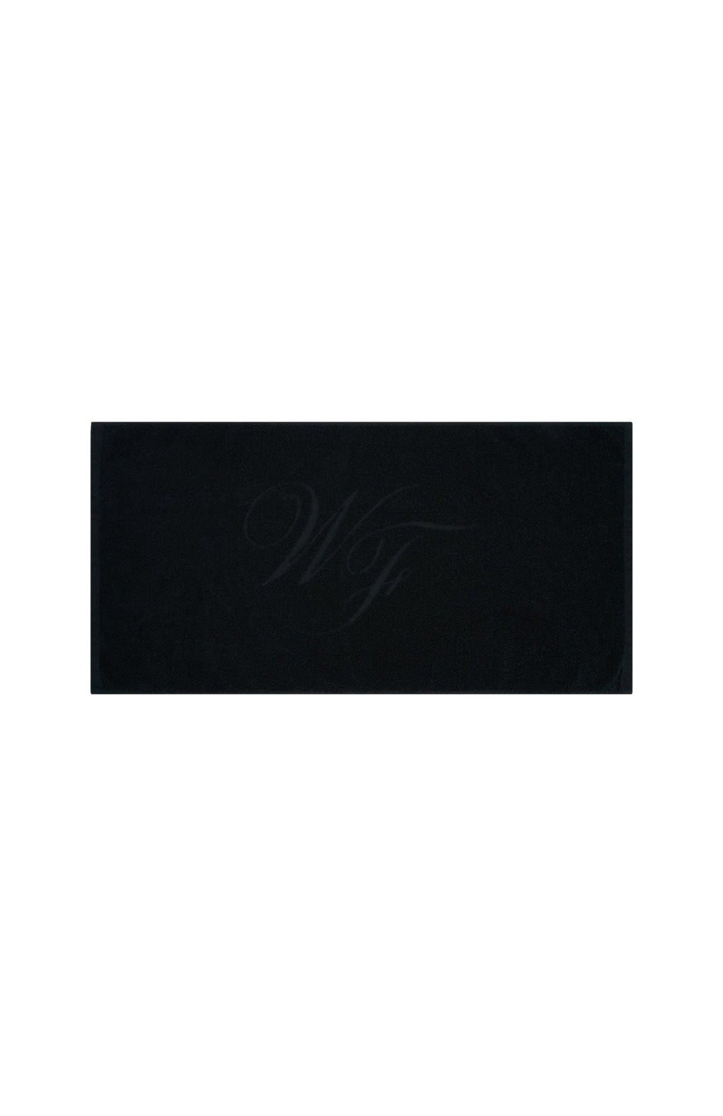 White Fox Feeling Fresh Gym Towel Black